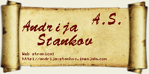 Andrija Stankov vizit kartica
